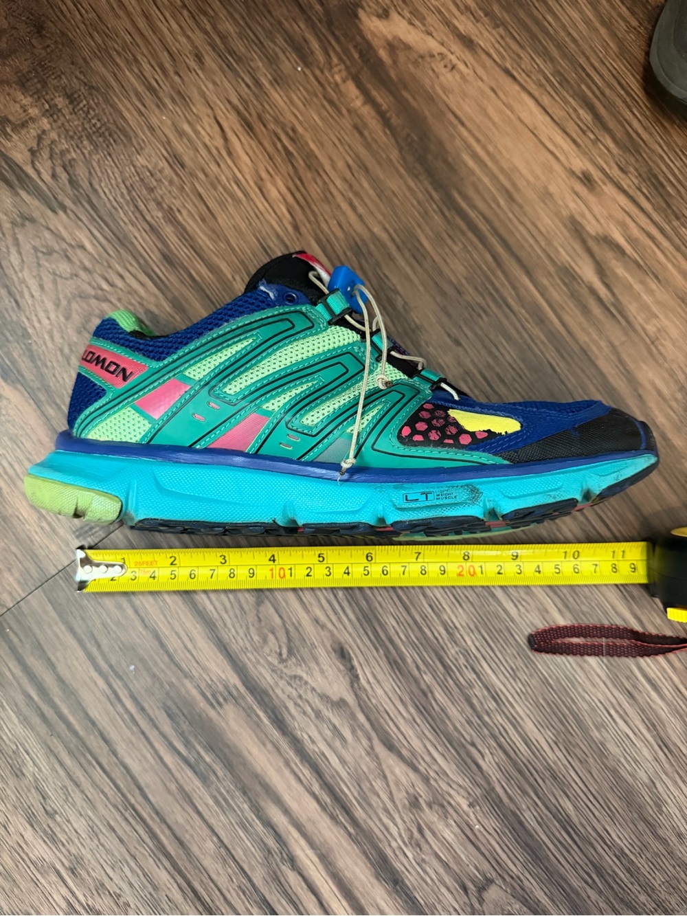 Salomon womens Blue Teal Green Trail Sneaker